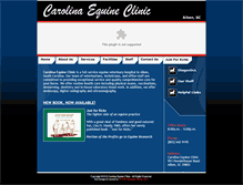 Tablet Screenshot of carolinaequineclinic.com